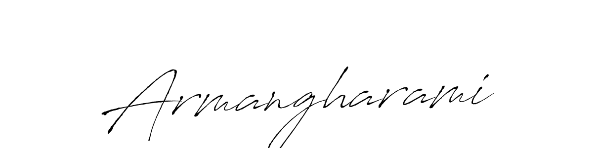How to make Armangharami name signature. Use Antro_Vectra style for creating short signs online. This is the latest handwritten sign. Armangharami signature style 6 images and pictures png