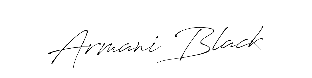 Use a signature maker to create a handwritten signature online. With this signature software, you can design (Antro_Vectra) your own signature for name Armani Black. Armani Black signature style 6 images and pictures png