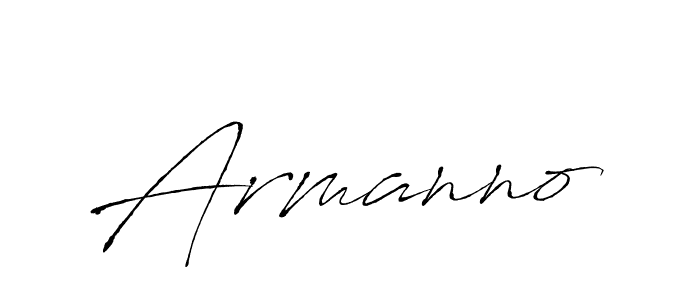 Make a beautiful signature design for name Armanno. With this signature (Antro_Vectra) style, you can create a handwritten signature for free. Armanno signature style 6 images and pictures png