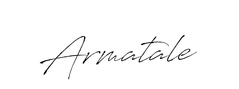 Make a beautiful signature design for name Armatale. With this signature (Antro_Vectra) style, you can create a handwritten signature for free. Armatale signature style 6 images and pictures png