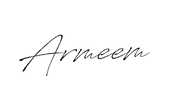 Armeem stylish signature style. Best Handwritten Sign (Antro_Vectra) for my name. Handwritten Signature Collection Ideas for my name Armeem. Armeem signature style 6 images and pictures png