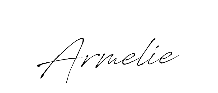 How to make Armelie signature? Antro_Vectra is a professional autograph style. Create handwritten signature for Armelie name. Armelie signature style 6 images and pictures png