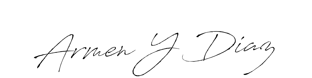 Antro_Vectra is a professional signature style that is perfect for those who want to add a touch of class to their signature. It is also a great choice for those who want to make their signature more unique. Get Armen Y Diaz name to fancy signature for free. Armen Y Diaz signature style 6 images and pictures png