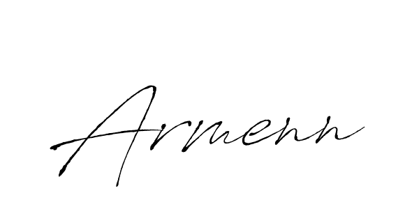 Create a beautiful signature design for name Armenn. With this signature (Antro_Vectra) fonts, you can make a handwritten signature for free. Armenn signature style 6 images and pictures png