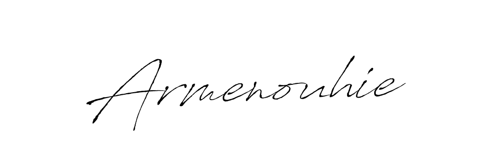 You should practise on your own different ways (Antro_Vectra) to write your name (Armenouhie) in signature. don't let someone else do it for you. Armenouhie signature style 6 images and pictures png