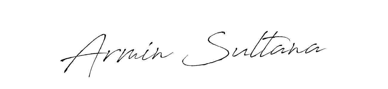 Antro_Vectra is a professional signature style that is perfect for those who want to add a touch of class to their signature. It is also a great choice for those who want to make their signature more unique. Get Armin Sultana name to fancy signature for free. Armin Sultana signature style 6 images and pictures png