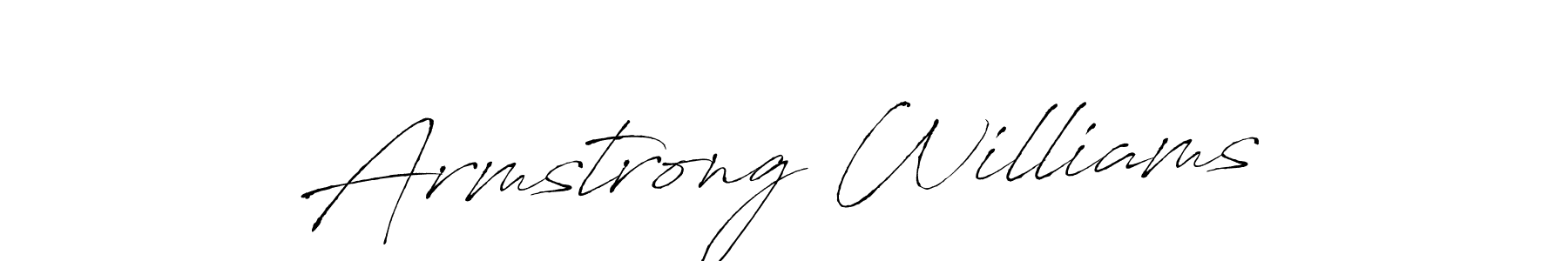 How to make Armstrong Williams signature? Antro_Vectra is a professional autograph style. Create handwritten signature for Armstrong Williams name. Armstrong Williams signature style 6 images and pictures png