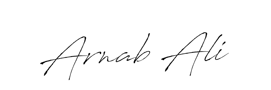 Make a beautiful signature design for name Arnab Ali. Use this online signature maker to create a handwritten signature for free. Arnab Ali signature style 6 images and pictures png