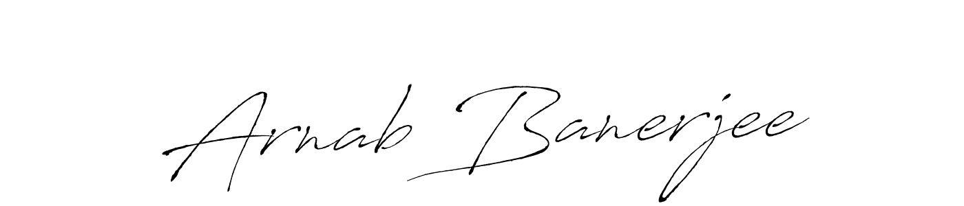 Design your own signature with our free online signature maker. With this signature software, you can create a handwritten (Antro_Vectra) signature for name Arnab Banerjee. Arnab Banerjee signature style 6 images and pictures png