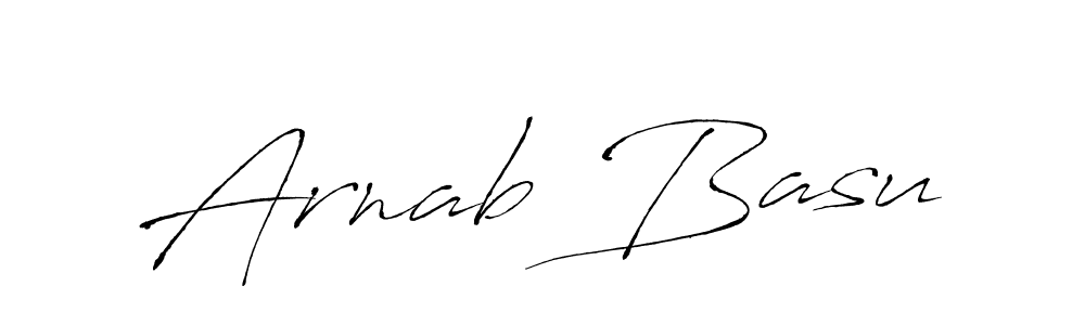 Design your own signature with our free online signature maker. With this signature software, you can create a handwritten (Antro_Vectra) signature for name Arnab Basu. Arnab Basu signature style 6 images and pictures png