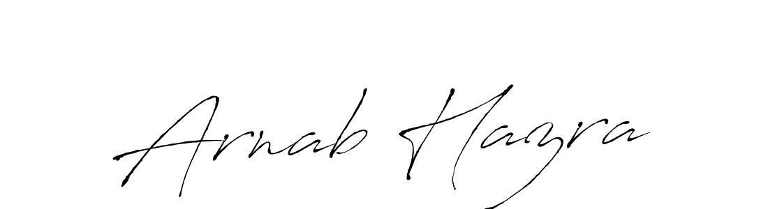 Make a beautiful signature design for name Arnab Hazra. With this signature (Antro_Vectra) style, you can create a handwritten signature for free. Arnab Hazra signature style 6 images and pictures png