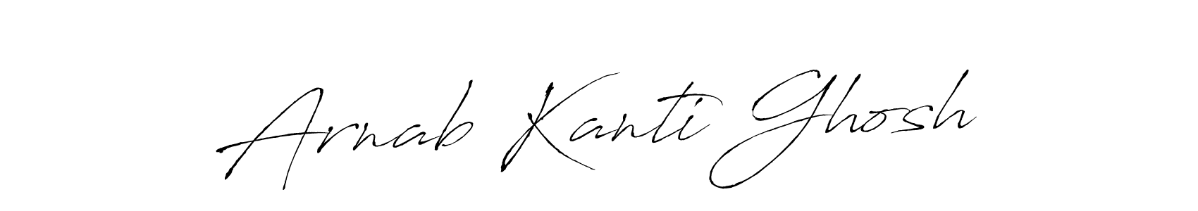 Design your own signature with our free online signature maker. With this signature software, you can create a handwritten (Antro_Vectra) signature for name Arnab Kanti Ghosh. Arnab Kanti Ghosh signature style 6 images and pictures png