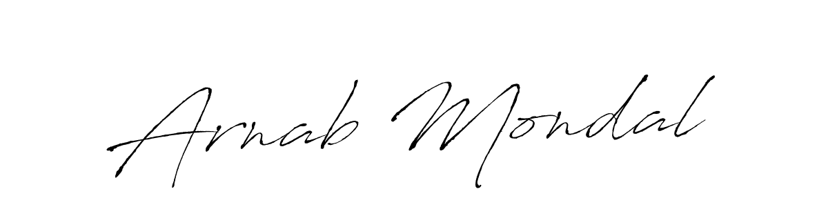 Make a beautiful signature design for name Arnab Mondal. Use this online signature maker to create a handwritten signature for free. Arnab Mondal signature style 6 images and pictures png