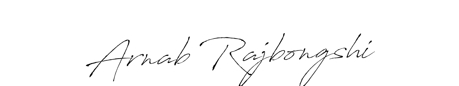 Make a beautiful signature design for name Arnab Rajbongshi. With this signature (Antro_Vectra) style, you can create a handwritten signature for free. Arnab Rajbongshi signature style 6 images and pictures png