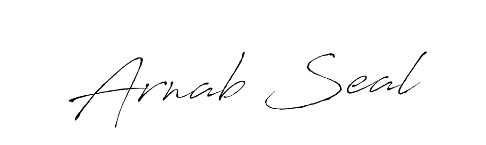 Arnab Seal stylish signature style. Best Handwritten Sign (Antro_Vectra) for my name. Handwritten Signature Collection Ideas for my name Arnab Seal. Arnab Seal signature style 6 images and pictures png
