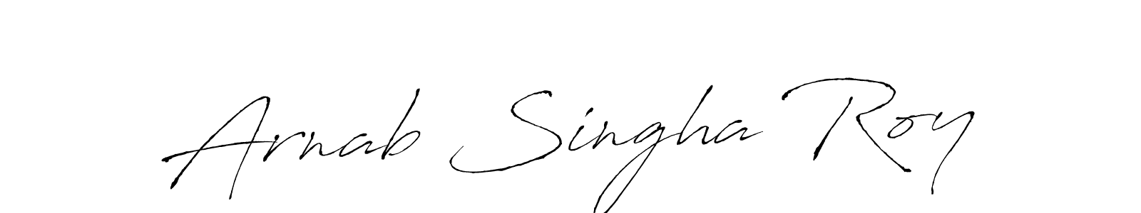 How to make Arnab Singha Roy signature? Antro_Vectra is a professional autograph style. Create handwritten signature for Arnab Singha Roy name. Arnab Singha Roy signature style 6 images and pictures png
