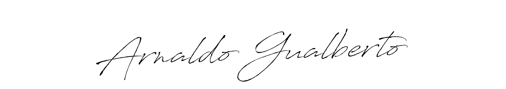 Arnaldo Gualberto stylish signature style. Best Handwritten Sign (Antro_Vectra) for my name. Handwritten Signature Collection Ideas for my name Arnaldo Gualberto. Arnaldo Gualberto signature style 6 images and pictures png