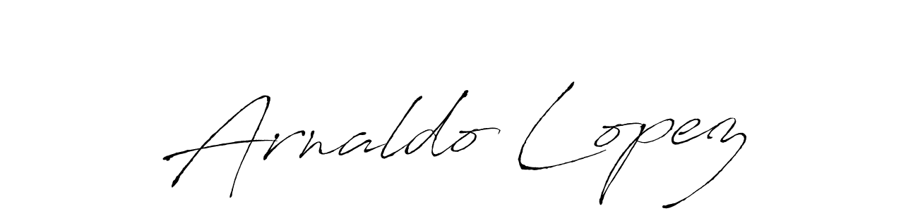 Create a beautiful signature design for name Arnaldo Lopez. With this signature (Antro_Vectra) fonts, you can make a handwritten signature for free. Arnaldo Lopez signature style 6 images and pictures png