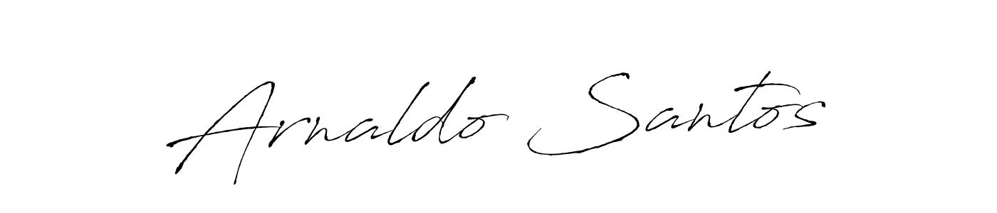 How to make Arnaldo Santos name signature. Use Antro_Vectra style for creating short signs online. This is the latest handwritten sign. Arnaldo Santos signature style 6 images and pictures png