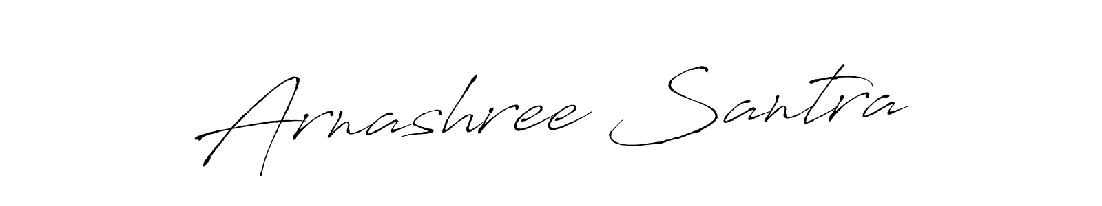 Make a beautiful signature design for name Arnashree Santra. With this signature (Antro_Vectra) style, you can create a handwritten signature for free. Arnashree Santra signature style 6 images and pictures png