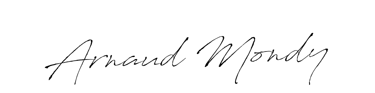 How to make Arnaud Mondy name signature. Use Antro_Vectra style for creating short signs online. This is the latest handwritten sign. Arnaud Mondy signature style 6 images and pictures png
