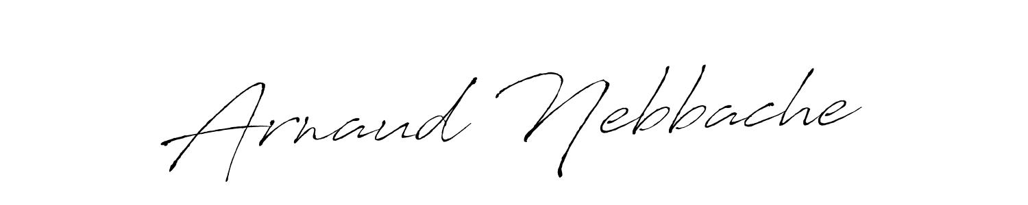 You should practise on your own different ways (Antro_Vectra) to write your name (Arnaud Nebbache) in signature. don't let someone else do it for you. Arnaud Nebbache signature style 6 images and pictures png