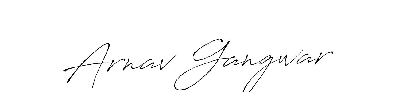 This is the best signature style for the Arnav Gangwar name. Also you like these signature font (Antro_Vectra). Mix name signature. Arnav Gangwar signature style 6 images and pictures png