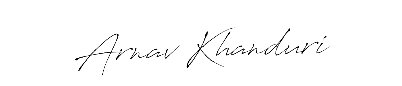 Arnav Khanduri stylish signature style. Best Handwritten Sign (Antro_Vectra) for my name. Handwritten Signature Collection Ideas for my name Arnav Khanduri. Arnav Khanduri signature style 6 images and pictures png