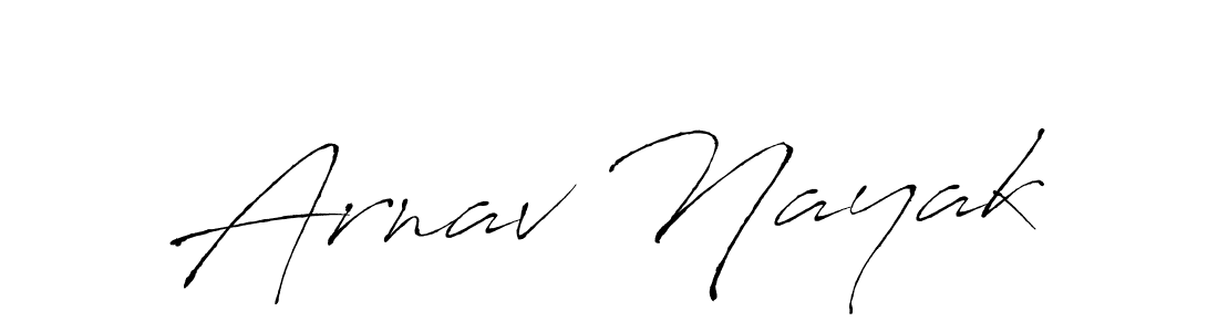 Design your own signature with our free online signature maker. With this signature software, you can create a handwritten (Antro_Vectra) signature for name Arnav Nayak. Arnav Nayak signature style 6 images and pictures png