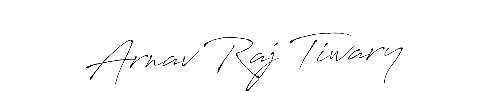 Design your own signature with our free online signature maker. With this signature software, you can create a handwritten (Antro_Vectra) signature for name Arnav Raj Tiwary. Arnav Raj Tiwary signature style 6 images and pictures png