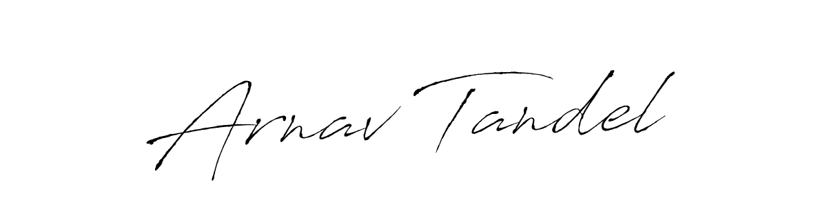 How to make Arnav Tandel signature? Antro_Vectra is a professional autograph style. Create handwritten signature for Arnav Tandel name. Arnav Tandel signature style 6 images and pictures png