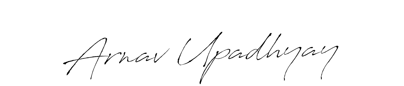 The best way (Antro_Vectra) to make a short signature is to pick only two or three words in your name. The name Arnav Upadhyay include a total of six letters. For converting this name. Arnav Upadhyay signature style 6 images and pictures png