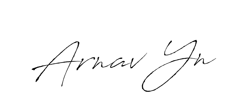 It looks lik you need a new signature style for name Arnav Yn. Design unique handwritten (Antro_Vectra) signature with our free signature maker in just a few clicks. Arnav Yn signature style 6 images and pictures png