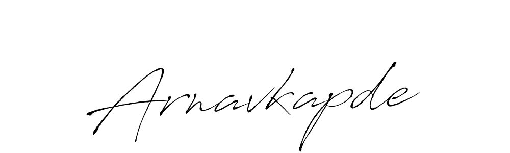 Use a signature maker to create a handwritten signature online. With this signature software, you can design (Antro_Vectra) your own signature for name Arnavkapde. Arnavkapde signature style 6 images and pictures png