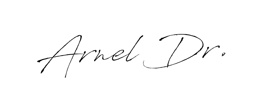 How to make Arnel Dr. name signature. Use Antro_Vectra style for creating short signs online. This is the latest handwritten sign. Arnel Dr. signature style 6 images and pictures png