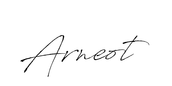 Use a signature maker to create a handwritten signature online. With this signature software, you can design (Antro_Vectra) your own signature for name Arneot. Arneot signature style 6 images and pictures png