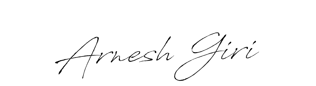 Arnesh Giri stylish signature style. Best Handwritten Sign (Antro_Vectra) for my name. Handwritten Signature Collection Ideas for my name Arnesh Giri. Arnesh Giri signature style 6 images and pictures png