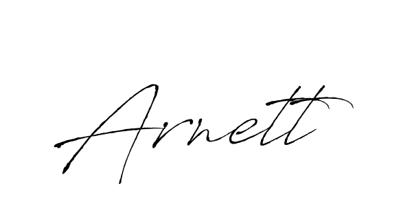 Make a beautiful signature design for name Arnett. With this signature (Antro_Vectra) style, you can create a handwritten signature for free. Arnett signature style 6 images and pictures png