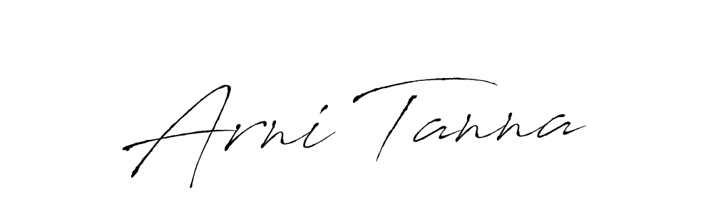 Make a beautiful signature design for name Arni Tanna. Use this online signature maker to create a handwritten signature for free. Arni Tanna signature style 6 images and pictures png