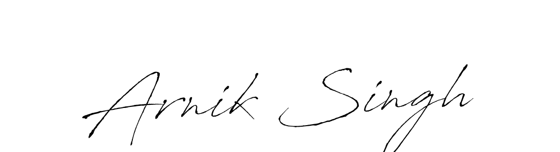 Here are the top 10 professional signature styles for the name Arnik Singh. These are the best autograph styles you can use for your name. Arnik Singh signature style 6 images and pictures png