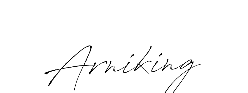 Also we have Arniking name is the best signature style. Create professional handwritten signature collection using Antro_Vectra autograph style. Arniking signature style 6 images and pictures png