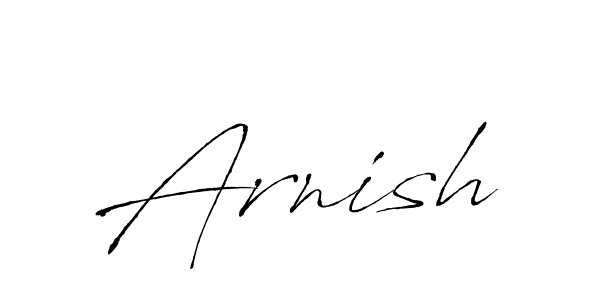 Make a beautiful signature design for name Arnish. With this signature (Antro_Vectra) style, you can create a handwritten signature for free. Arnish signature style 6 images and pictures png