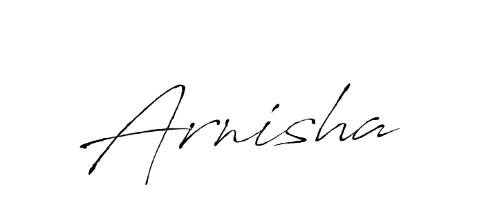 How to make Arnisha signature? Antro_Vectra is a professional autograph style. Create handwritten signature for Arnisha name. Arnisha signature style 6 images and pictures png