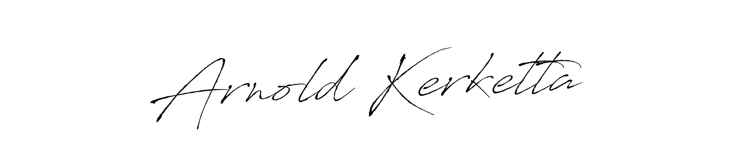 How to make Arnold Kerketta signature? Antro_Vectra is a professional autograph style. Create handwritten signature for Arnold Kerketta name. Arnold Kerketta signature style 6 images and pictures png