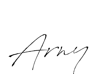 You should practise on your own different ways (Antro_Vectra) to write your name (Arny) in signature. don't let someone else do it for you. Arny signature style 6 images and pictures png