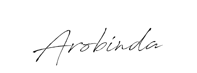 How to make Arobinda name signature. Use Antro_Vectra style for creating short signs online. This is the latest handwritten sign. Arobinda signature style 6 images and pictures png