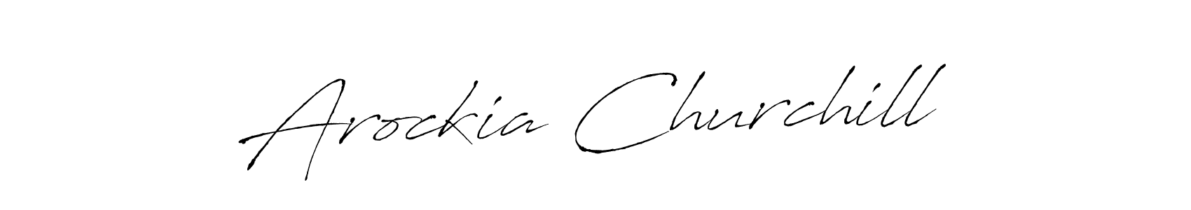 Arockia Churchill stylish signature style. Best Handwritten Sign (Antro_Vectra) for my name. Handwritten Signature Collection Ideas for my name Arockia Churchill. Arockia Churchill signature style 6 images and pictures png