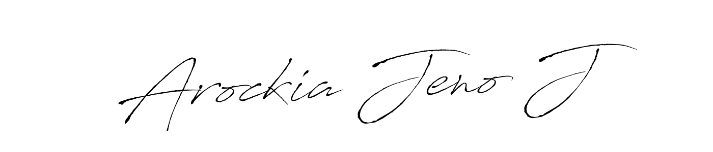 You should practise on your own different ways (Antro_Vectra) to write your name (Arockia Jeno J) in signature. don't let someone else do it for you. Arockia Jeno J signature style 6 images and pictures png