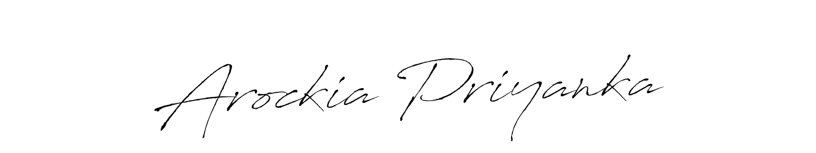 if you are searching for the best signature style for your name Arockia Priyanka. so please give up your signature search. here we have designed multiple signature styles  using Antro_Vectra. Arockia Priyanka signature style 6 images and pictures png