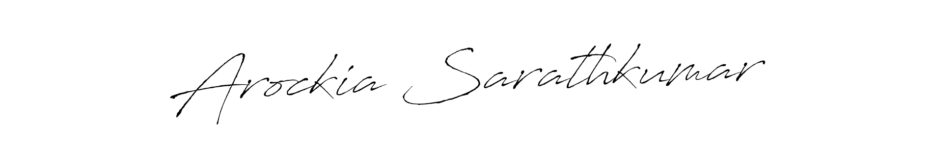 Make a beautiful signature design for name Arockia Sarathkumar. With this signature (Antro_Vectra) style, you can create a handwritten signature for free. Arockia Sarathkumar signature style 6 images and pictures png